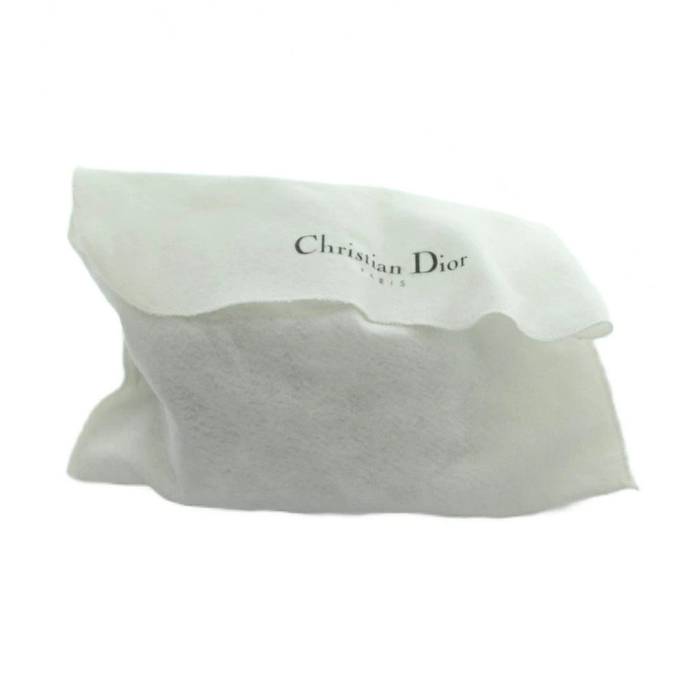 Christian Dior Pouch Clutch Vanity Case Accessory Canvas Trotter Black - Picture 7 of 7